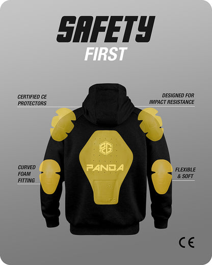 Motorcycle Hoodie for Men & Women Breathable All Weather Dual Sports Motorbike Casual Riding CE Impact Armored Sweatshirt Motorcycle Jackets