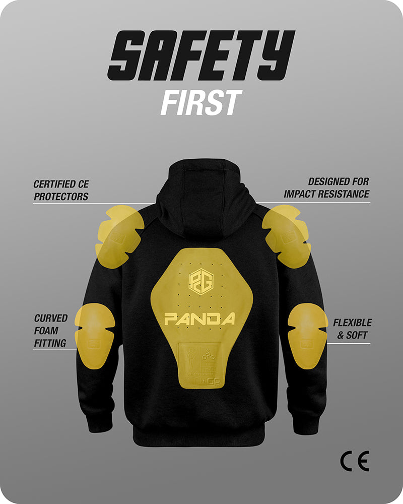 Motorcycle Hoodie for Men & Women Breathable All Weather Dual Sports Motorbike Casual Riding CE Impact Armored Sweatshirt Motorcycle Jackets