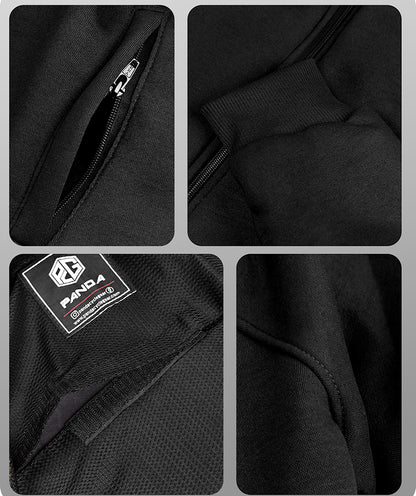 Motorcycle Hoodie for Men & Women Breathable All Weather Dual Sports Motorbike Casual Riding CE Impact Armored Sweatshirt Motorcycle Jackets